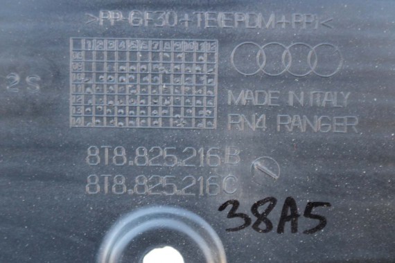AUDI A5 OSŁONA WYKŁADZINA PODWOZIA 8T8825215B 8T8825216B PODŁOGI 8T8825216C LIFT 8T 8T8825216B 8T8825216C 8T8825215B 8T8825215B