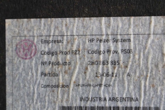 VW AMAROK MASKA PRZEDNIA PRZÓD 2H 2H0863835 2H0 863 835 wygłuszenie wyciszenie 2H0863835 2H0863835 2H0863835 2H0863835 2H0863835