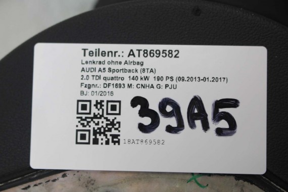 AUDI A4 A5 Q5 KIEROWNICA 8K0419091BN MULTI SKÓRA CZARNA 8K0419091 8K0 419 091 BN 8K 8R 8T FL LIFT 8K0419091DS INU 8K0419091BN