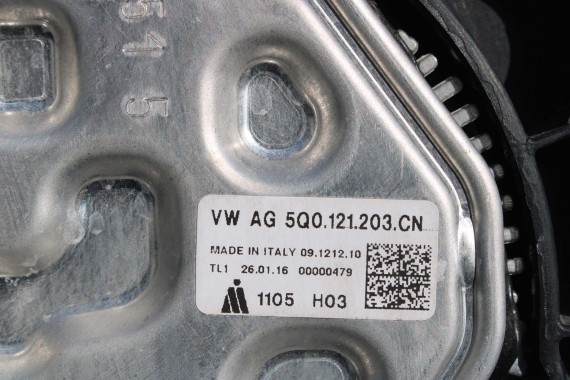 VW AUDI WENTYLATOR 5Q0121203CN 5Q0121205S 5Q0121207AG ELEKTRYCZNY 5WA121203G 5Q0121203DA 5Q0121203EA 5Q0121203CT 5Q0121203CN