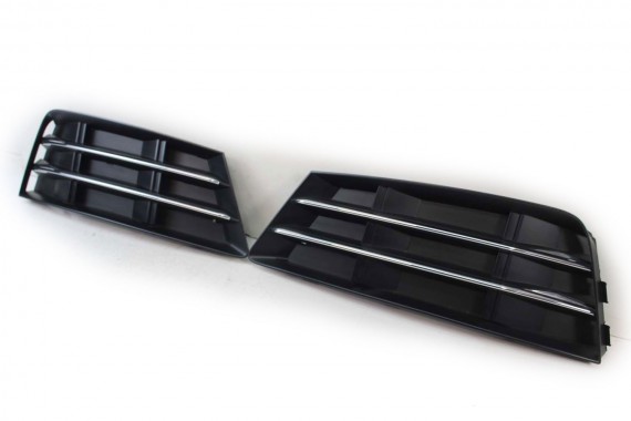 AUDI A4 8W KRATKA ZDERZAKA PRZÓD 8W0807681R 8W0807682R zaślepka KRATKI 8W0807681 8W0807682 L + P 2 sztuki b9 8W0807681 8W0807682