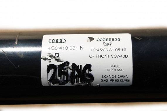 AUDI A6 4G AMORTYZATOR 4G0413031N TELESKOP PRZÓD + TYŁ amory mcpherson 4 szt. 4G0413031 4G5513035F 4G0413031 8K0411105 4G5513035