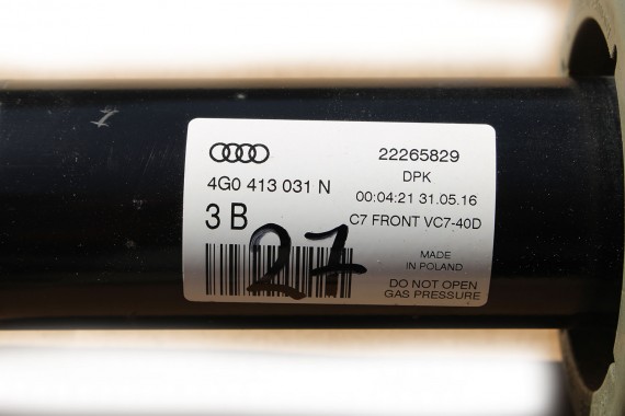 AUDI A6 4G AMORTYZATOR 4G0413031N TELESKOP PRZÓD + TYŁ amory mcpherson 4 szt. 4G0413031 4G5513035F 4G0413031 8K0411105 4G5513035