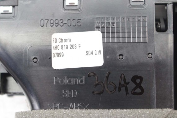 AUDI A8 WLOTY POWIETRZA TUNELU NAWIEW 4H0819203F 4H0 819 203 4H0819203B 4H D4 chrom 4H0819203A 4H0819203D 4H0819203E 4H0819203F