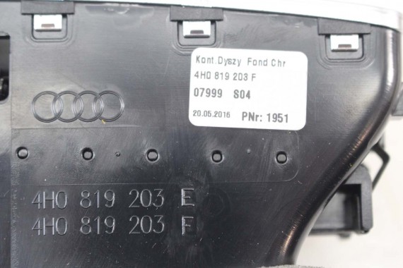AUDI A8 WLOTY POWIETRZA TUNELU NAWIEW 4H0819203F 4H0 819 203 4H0819203B 4H D4 chrom 4H0819203A 4H0819203D 4H0819203E 4H0819203F