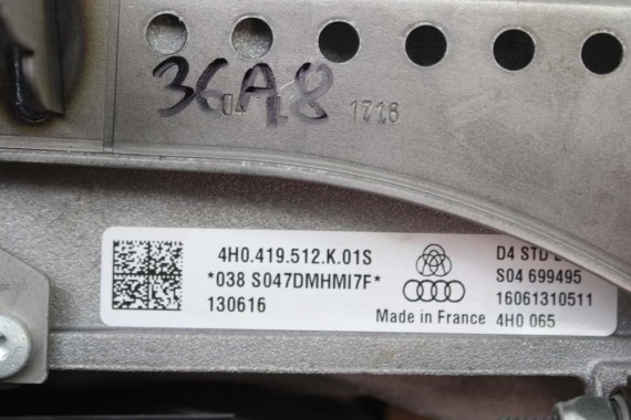 AUDI A8 KIEROWNICY KOLUMNA 4H0419512D 4H0419512D przekładnia kierownicza 4H0419512K 4H0419512Q 4H0419512D 4H0419512D 4H0419512