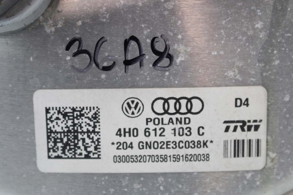 AUDI A8 4H SERWO 4H0612103C + POMPA HAMULCOWA hamulca z pompą VwAG 8K0611021 8K0611301A 8K0611357 D4 4H0 612 103 C 4H0 612 107