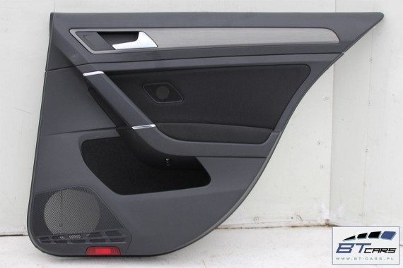 VW GOLF 7 VII BOCZEK BOCZKI DRZWI drzwiowe tapicerka 5G 5G4 KOMPLET BOCZKÓW CZARNY welur welurowe 5 drzwiowy