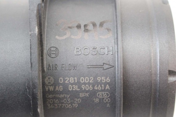 VW AUDI SKODA PRZEPŁYWKA PRZEPŁYWOMIERZ 03L906461A 03L 906 461 A masowy powietrza 03L906461A TDi diesel 03L906461A 03L906461A