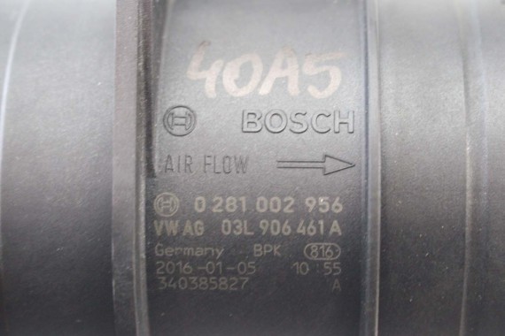 VW AUDI SKODA PRZEPŁYWKA PRZEPŁYWOMIERZ 03L906461A 03L 906 461 A masowy powietrza 03L906461A TDi diesel 03L906461A 03L906461A