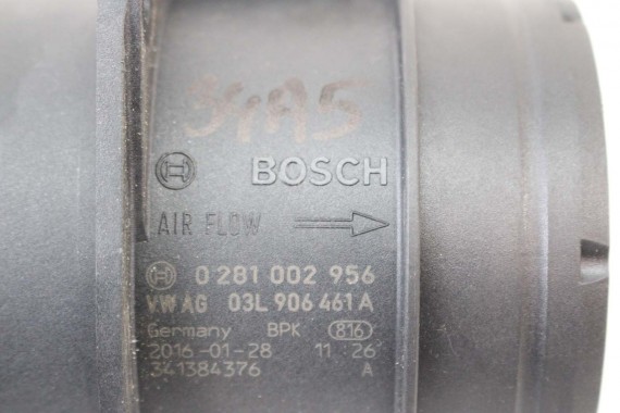 VW AUDI SKODA PRZEPŁYWKA PRZEPŁYWOMIERZ 03L906461A 03L 906 461 A masowy powietrza 03L906461A TDi diesel 03L906461A 03L906461A