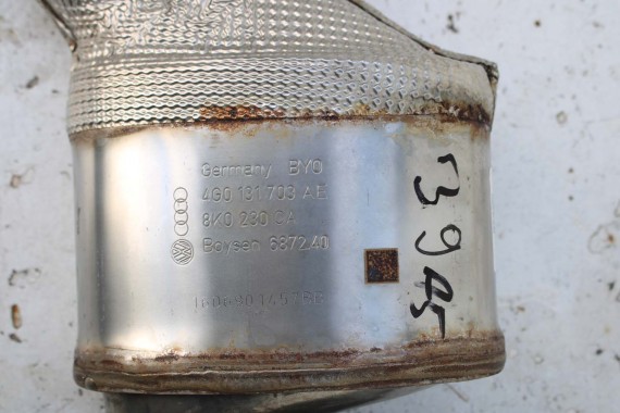 AUDI A4 A5 A6 KATALIZATOR + KLAPKA 4G0254400G 3Q0253691F 4G0131703AE 3Q0253691J przepustnica BOYSEN tłumik 4G0 131 703 AE 4G C7