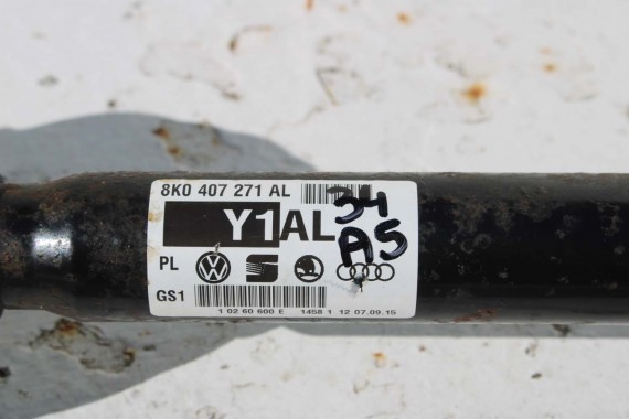 AUDI A4 A5 PÓŁOŚ PRZÓD 8K0407271AL 8K0 407 271 AL PRZEDNIA 8K B8 8T 8F 8K0407271AL 8K0407271AL 8K0407271AF 8K0407271AL 8K0407271