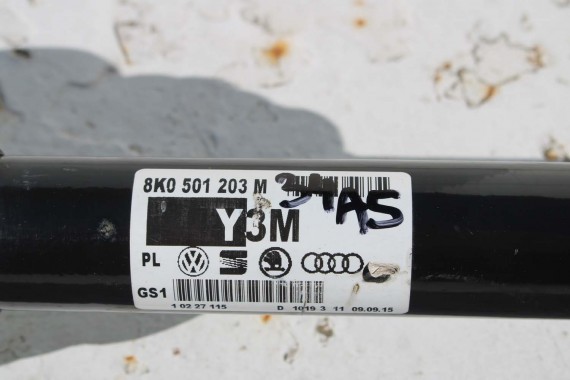 AUDI A4 A5 PÓŁOŚ TYLNA TYŁ 8K0501203M 8K0 501 203 M 8K B8 8T 4*4 8K0501203M 8K0501203M 8K0501203M 8K0501203M 8K0501203 8K0501203