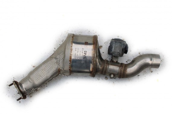 AUDI A4 A5 A6 KATALIZATOR + KLAPKA 4G0254400G 3Q0253691F 4G0131703AE 3Q0253691J przepustnica BOYSEN tłumik 4G0 131 703 AE 4G C7