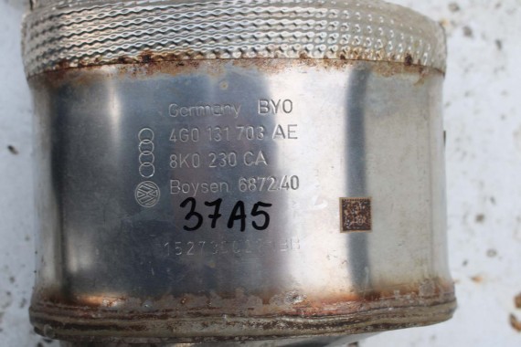 AUDI A4 A5 A6 KATALIZATOR + KLAPKA 4G0254400G 3Q0253691F 4G0131703AE 3Q0253691J przepustnica BOYSEN tłumik 4G0 131 703 AE 4G C7