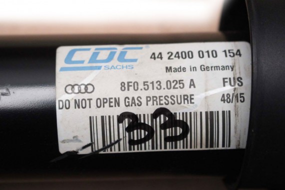 AUDI A5 8T AMORTYZATOR 8F0413029B 8F0413030B TELESKOP PRZÓD amory mcpherson przedni 2 szt amor 8F0513021A 8F0513025A  8F0513022A