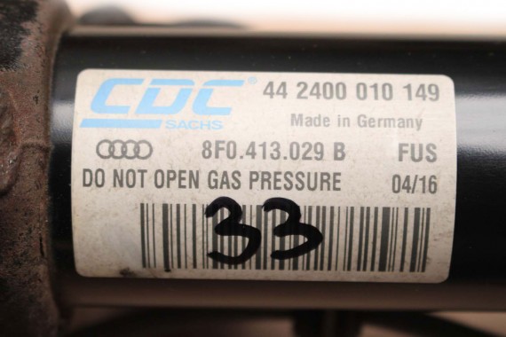 AUDI A5 8T AMORTYZATOR 8F0413029B 8F0413030B TELESKOP PRZÓD amory mcpherson przedni 2 szt amor 8F0513021A 8F0513025A  8F0513022A