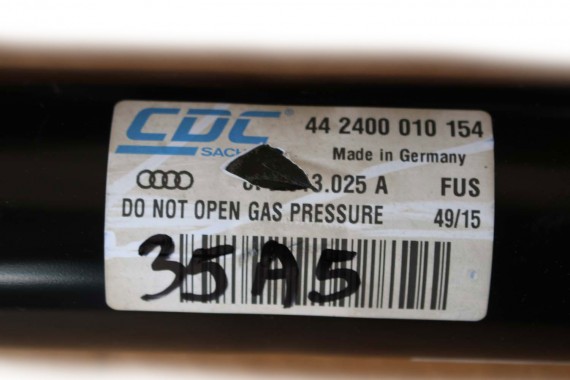 AUDI A5 8T AMORTYZATOR 8F0413029B 8F0413030B TELESKOP PRZÓD amory mcpherson przedni 2 szt amor 8F0513021A 8F0513025A  8F0513022A