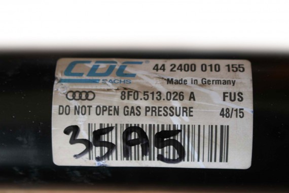 AUDI A5 8T AMORTYZATOR 8F0413029B 8F0413030B TELESKOP PRZÓD amory mcpherson przedni 2 szt amor 8F0513021A 8F0513025A  8F0513022A