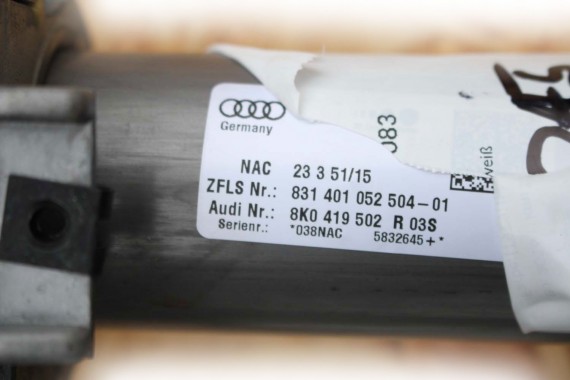AUDI A4 A5 8K 8T KIEROWNICY KOLUMNA 8K0419502R 8K0 419 502 R przekładnia kierownicza 8K0419502D 8K0419502H 8K0419502 8K0419502M