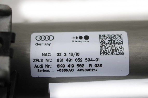 AUDI A4 A5 8K 8T KIEROWNICY KOLUMNA 8K0419502R 8K0 419 502 R przekładnia kierownicza 8K0419502D 8K0419502H 8K0419502 8K0419502M