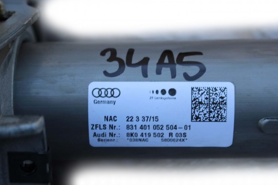 AUDI A4 A5 8K 8T KIEROWNICY KOLUMNA 8K0419502R 8K0 419 502 R przekładnia kierownicza 8K0419502D 8K0419502H 8K0419502 8K0419502M