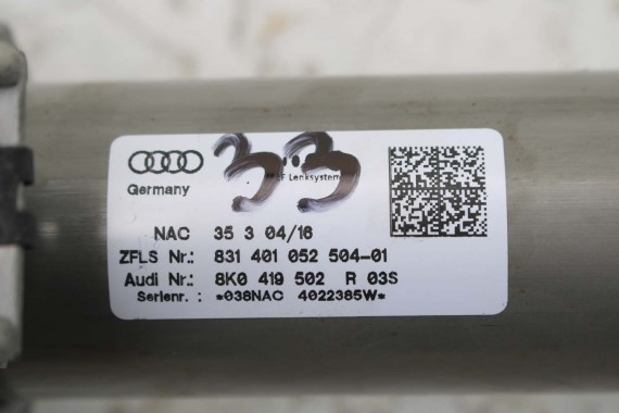 AUDI A4 A5 8K 8T KIEROWNICY KOLUMNA 8K0419502R 8K0 419 502 R przekładnia kierownicza 8K0419502D 8K0419502H 8K0419502 8K0419502M