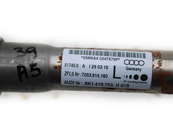 AUDI A4 A5 8K 8T Wałek kierowniczy pośredni 8K1419753H drążek krzyżak kierowniczej 8K1419753F 8K1419753F 8K1419753H 8K1419753F