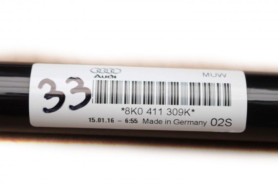 AUDI A4 A5 DRĄŻEK STABILIZATORA 8K0411309K 8K0 411 309 K DRĄŻEK PRZÓD PRZEDNI STABILIZATOR 8K B8 8T 8K0411309K 8K0411309P