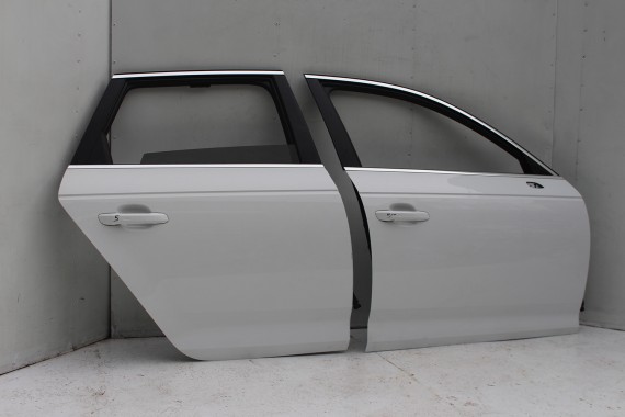 AUDI A4 8W PRZÓD maska błotniki zderzak + TYŁ klapa lampy + DRZWI lewa prawa strona PAKIET T9T9 LY9C Biały 8W0941033 8W0941034