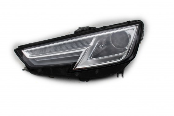 AUDI A4 8W PRZÓD maska błotniki zderzak + TYŁ klapa lampy + DRZWI lewa prawa strona PAKIET 2Y2Y LS9R Biały + FELGI 8W0941034 B9