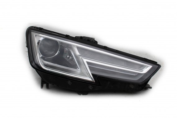 AUDI A4 8W PRZÓD maska błotniki zderzak + TYŁ klapa lampy + DRZWI lewa prawa strona PAKIET 2Y2Y LS9R Biały 8W0941033 8W0941034