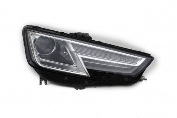 AUDI A4 8W PRZÓD maska błotniki zderzak + TYŁ klapa lampy + DRZWI lewa prawa strona PAKIET 2Y2Y LS9R Biały + FELGI 8W0941034 B9