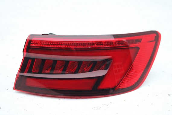 AUDI A4 8W PRZÓD maska błotniki zderzak + TYŁ klapa lampy + DRZWI lewa prawa strona PAKIET 2Y2Y LS9R Biały + FELGI 8W0941034 B9