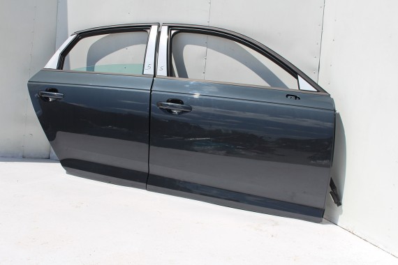 AUDI A4 SEDAN DRZWI PRAWE PRZÓD + TYŁ STRONA PRAWA przednie + tylne 2 sztuki 2 szt. 8W B9 szary LX7L H1H1 8W0831052 8W5833052