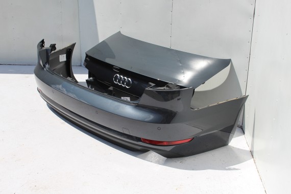 AUDI A4 SEDAN TYŁ ZDERZAK tylny + KLAPA BAGAŻNIKA 8W B9 X1X1 LX7L szary ZESTAW KOMPLET 8W5827025 8W5807511 8W5807067 8W5807521