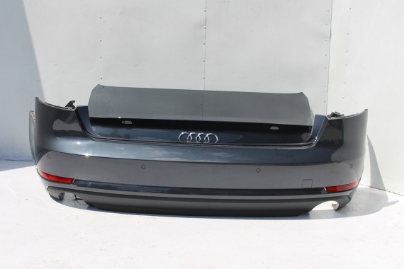 AUDI A4 SEDAN TYŁ ZDERZAK tylny + KLAPA BAGAŻNIKA 8W B9 X1X1 LX7L szary ZESTAW KOMPLET 8W5827025 8W5807511 8W5807067 8W5807521