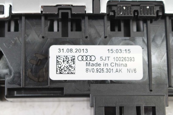 AUDI A3 PRZYCISKI PANEL 8V0925301AK 8V0 925 301 AK PRZYCISK 8V 8V0925301AK 8V0925301AK 8V0925301AK 8V0925301AK 8V0925301AK