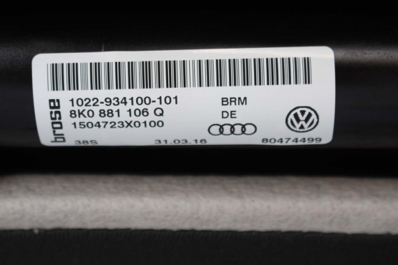 AUDI A5 SPORTBACK FOTELE SIEDZENIA KOMPLET FOTELI 8T FL LIFT N5W Leder Milano fotel siedzenie tapicerka kanapa SKÓRA 8T8 FACE