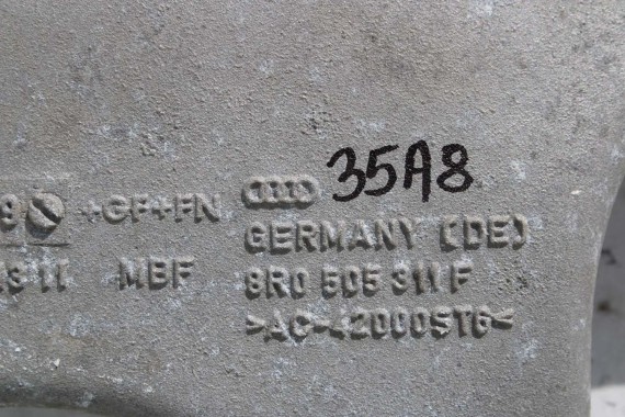 AUDI A8 WAHACZ TYŁ 8R0505311F 8K0505323H 8K0501529L 8K0505465G SANKI komplet 4H D4 8R0505311B 8R0505311E 8K0505323D 8K0505323F