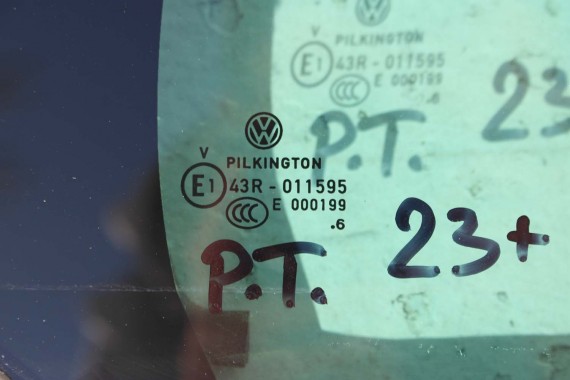 VW SPORTSVAN SZYBA DRZWI PRAWE 510845214 510845214B 510845214D prawa tył tylna 510 845 214 2016 AS3 E1 drzwiowa 510845214E