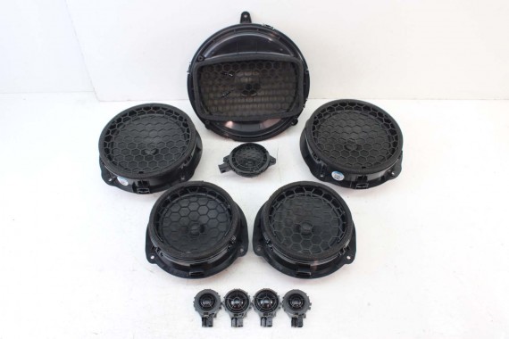AUDI A3 SEDAN GŁOŚNIKI SUBWOOFER KOMPLET 8V 8V0035399 8V4035411 8V0035415A 8V0035412 8V0035397 8V0035399 8V4035411 8V0035412