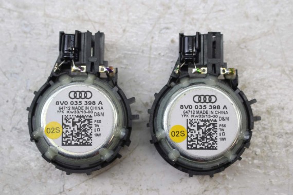 AUDI A3 SEDAN GŁOŚNIKI SUBWOOFER KOMPLET 8V 8V0035399 8V4035411 8V0035415A 8V0035412 8V0035397 8V0035399 8V4035411 8V0035412