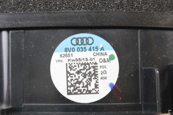 AUDI A3 SEDAN GŁOŚNIKI SUBWOOFER KOMPLET 8V 8V0035399 8V4035411 8V0035415A 8V0035412 8V0035397 8V0035399 8V4035411 8V0035412