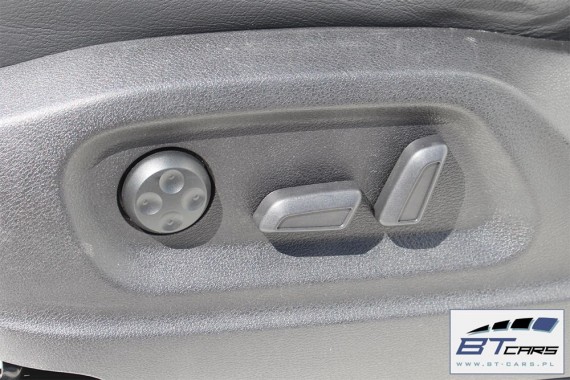AUDI Q3 FOTELE KOMPLET FOTELI siedzeń siedzenia fotel tapicerka 8U skóra kolor czarny
