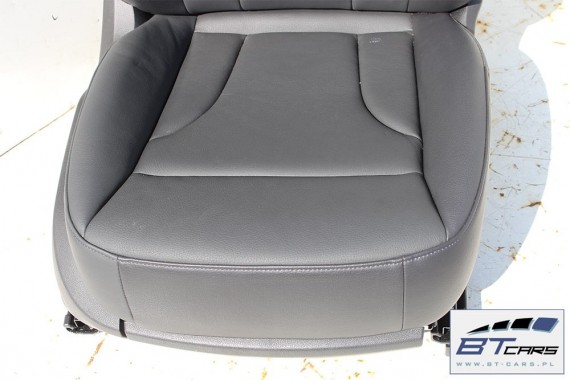 AUDI Q3 FOTELE KOMPLET FOTELI siedzeń siedzenia fotel tapicerka 8U skóra kolor czarny