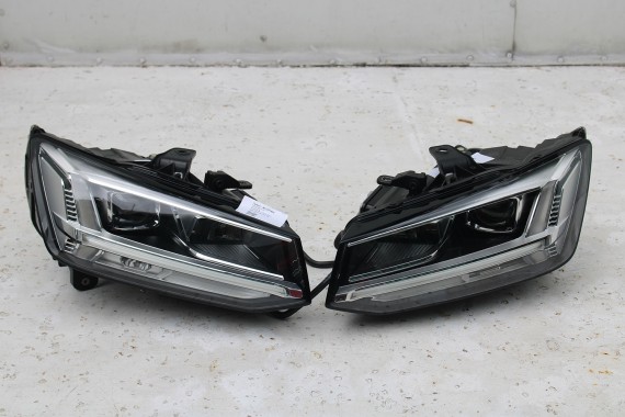 AUDI Q2 LAMPY PRZÓD lampa FULL LED 81A941033C 81A941034C 8S0907397C 7PP941572AF przednia 81A941773A 81A941774A 81A941773E L + P