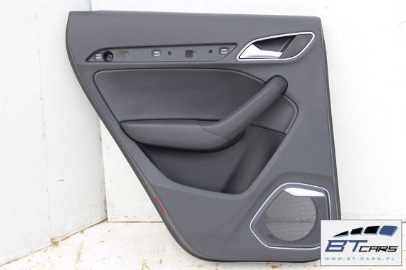 AUDI Q3 FOTELE KOMPLET FOTELI siedzeń siedzenia fotel tapicerka 8U skóra kolor czarny
