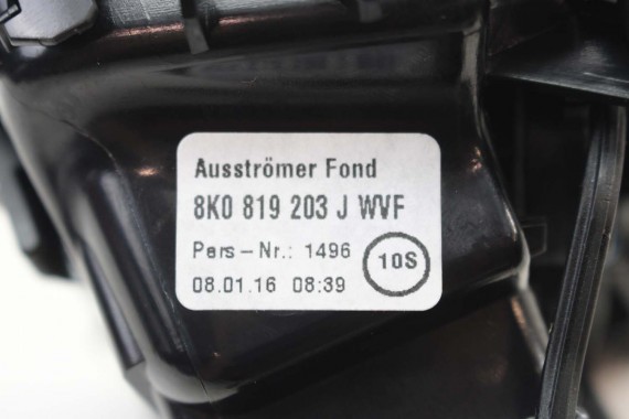 AUDI A4 A5 Q5 WLOTY POWIETRZA TUNELU 8K0819203J 8K0 819 203 J 8K0819203J Kolor WVF nero / czarny 8K 8T 8R 8K0819203J 8K0819203J